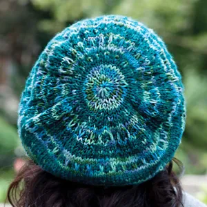 Caron Knit Slip Stitch Beret